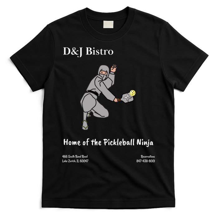 D & J Bistro Pickleball Ninja T-Shirt