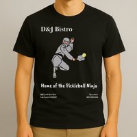 D & J Bistro Pickleball Ninja T-Shirt