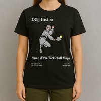 D & J Bistro Pickleball Ninja T-Shirt