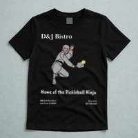 D & J Bistro Pickleball Ninja T-Shirt