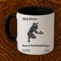 D & J Bistro Pickleball Ninja Mug