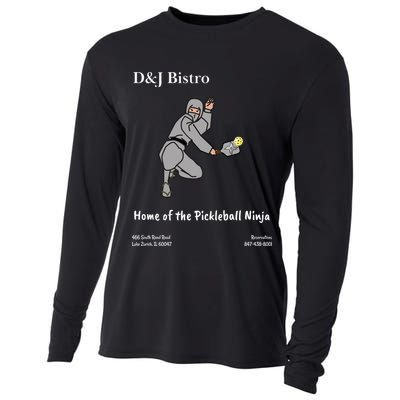 D & J Bistro Pickleball Ninja Cooling Performance Long Sleeve Crew