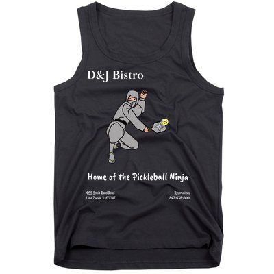 D & J Bistro Pickleball Ninja Tank Top