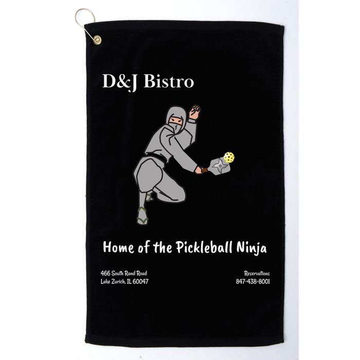 D & J Bistro Pickleball Ninja Golf Towel