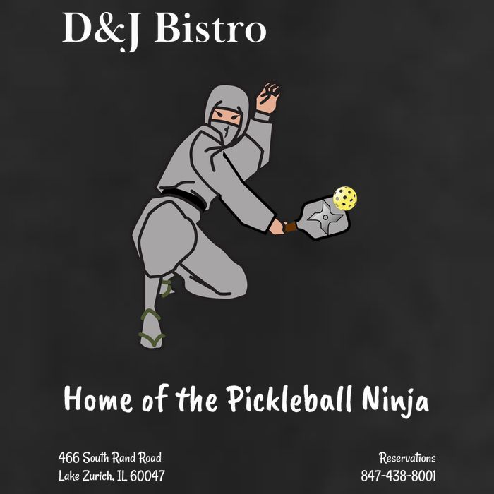 D & J Bistro Pickleball Ninja Golf Towel