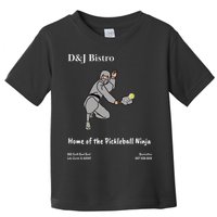 D & J Bistro Pickleball Ninja Toddler T-Shirt