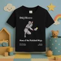 D & J Bistro Pickleball Ninja Toddler T-Shirt