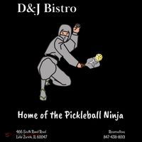 D & J Bistro Pickleball Ninja Wool Snapback Cap