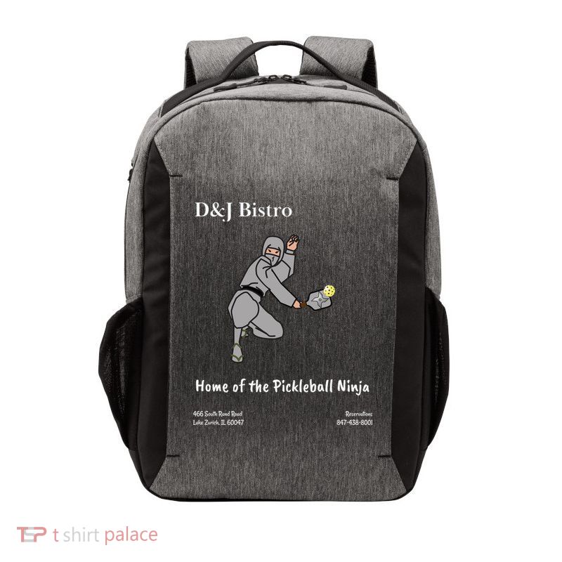 D & J Bistro Pickleball Ninja Vector Backpack