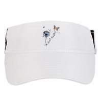 Dandelion Just Breathe Buttefly Inspiration Quotes Adult Drive Performance Visor