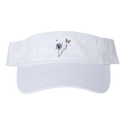 Dandelion Just Breathe Buttefly Inspiration Quotes Visor