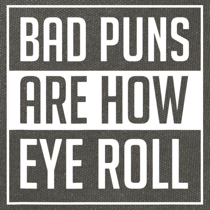 Dad Joke Bad Puns Are How Eye Roll Funny Cotton Canvas Backpack