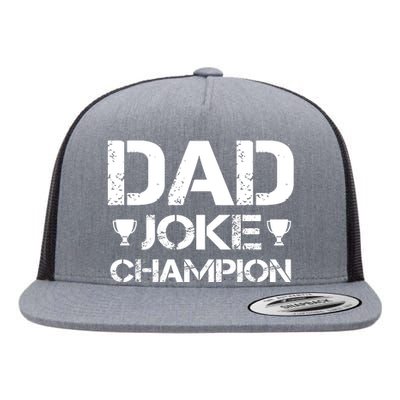 Dad Joke Champion Flat Bill Trucker Hat