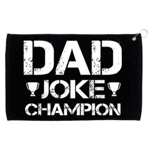 Dad Joke Champion Grommeted Golf Towel