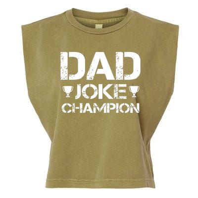 Dad Joke Champion Garment-Dyed Women's Muscle Tee