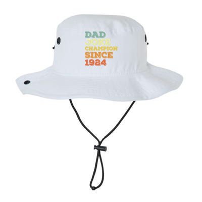 Dad Joke Champion Since 1924 Cool Gift Birthday Fathers Day Cute Gift Legacy Cool Fit Booney Bucket Hat