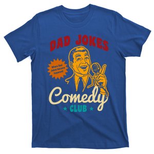 Dad Jokes Comedy Club Funny Retro T-Shirt