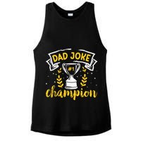 Dad Jokes Champion Ladies PosiCharge Tri-Blend Wicking Tank