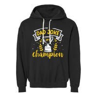 Dad Jokes Champion Garment-Dyed Fleece Hoodie