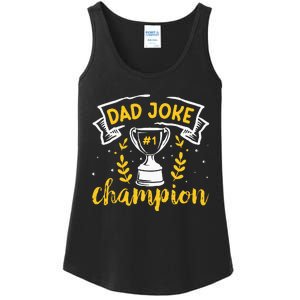 Dad Jokes Champion Ladies Essential Tank