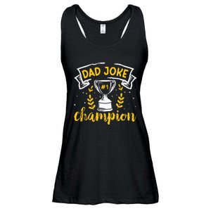 Dad Jokes Champion Ladies Essential Flowy Tank