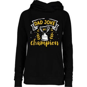 Dad Jokes Champion Womens Funnel Neck Pullover Hood