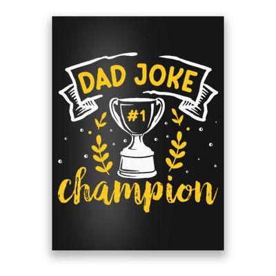 Dad Jokes Champion Poster