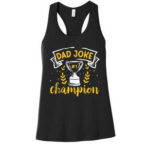 Dad Jokes Champion Women's Racerback Tank