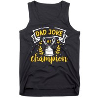 Dad Jokes Champion Tank Top