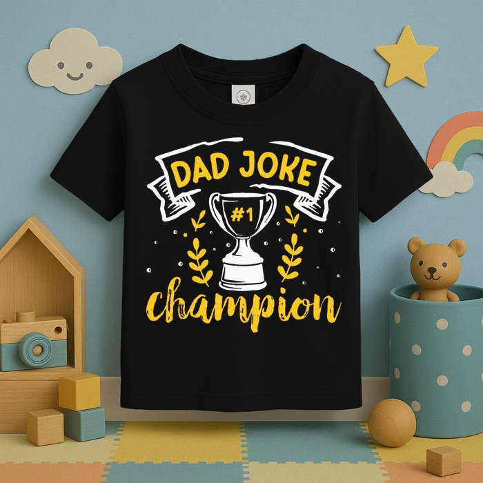 Dad Jokes Champion Toddler T-Shirt