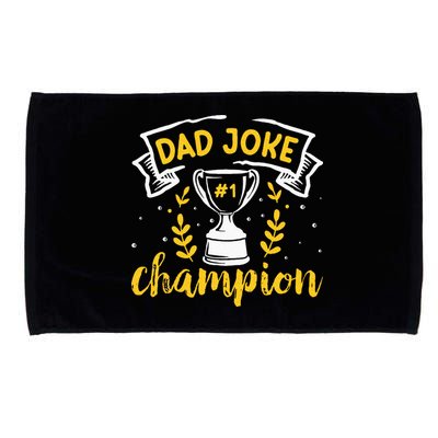 Dad Jokes Champion Microfiber Hand Towel