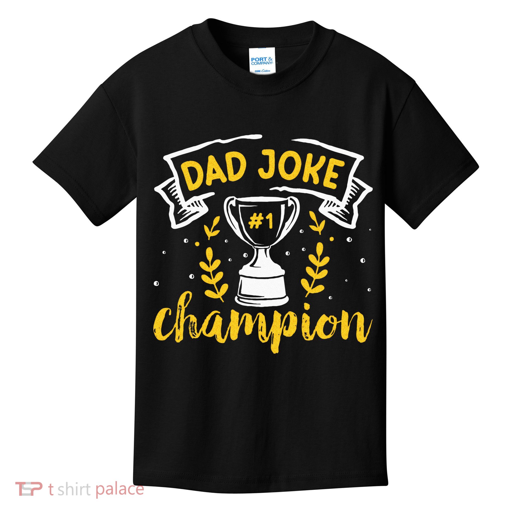 Dad Jokes Champion Kids T-Shirt