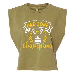 Dad Jokes Champion Garment-Dyed Women's Muscle Tee