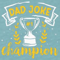 Dad Jokes Champion Sueded Cloud Jersey T-Shirt