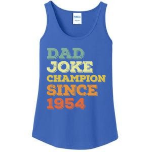 Dad Joke Champion Since 1954 Birthday Fathers Day Gift Ladies Essential Tank