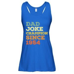 Dad Joke Champion Since 1954 Birthday Fathers Day Gift Ladies Essential Flowy Tank