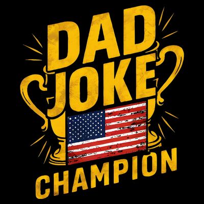 Dad Joke Champion Funny FatherS Day Dad Joke T-Shirt