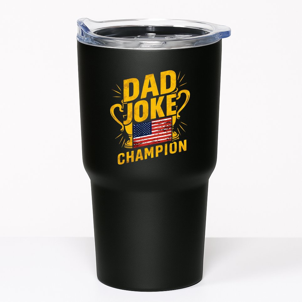 Dad Joke Champion Funny FatherS Day Dad Joke Tumbler