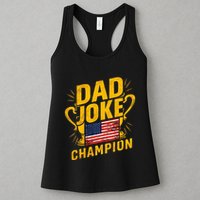 Dad Joke Champion Funny FatherS Day Dad Joke Womens Tank Top