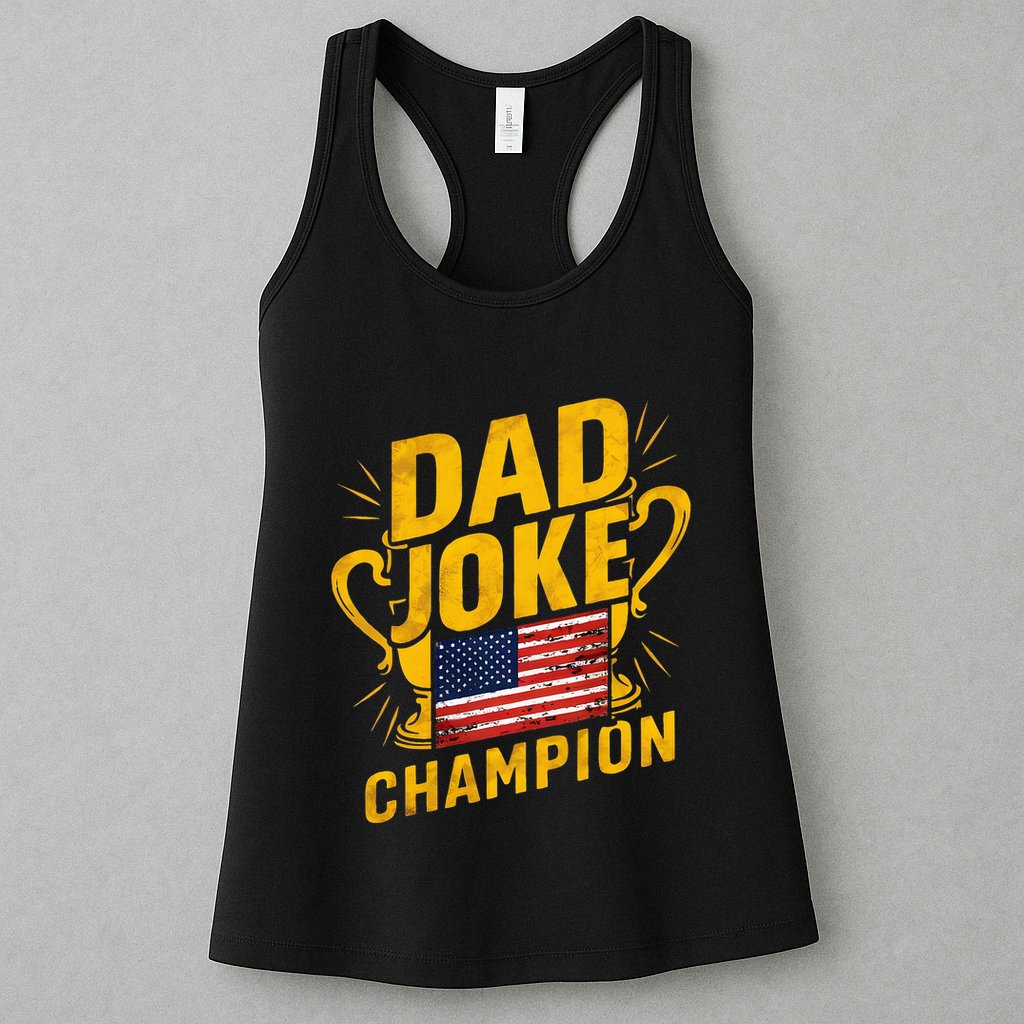 Dad Joke Champion Funny FatherS Day Dad Joke Womens Tank Top