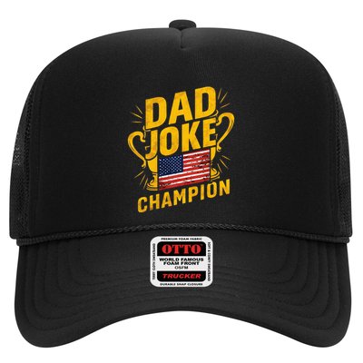 Dad Joke Champion Funny FatherS Day Dad Joke Trucker Hat