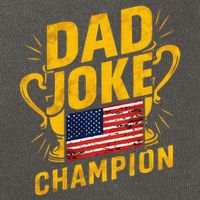 Dad Joke Champion Funny FatherS Day Dad Joke Cotton Canvas Backpack
