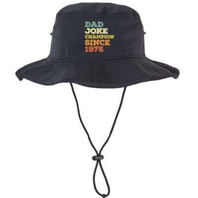 Dad Joke Champion Since 1975 Birthday Fathers Day Gift Bucket Hat