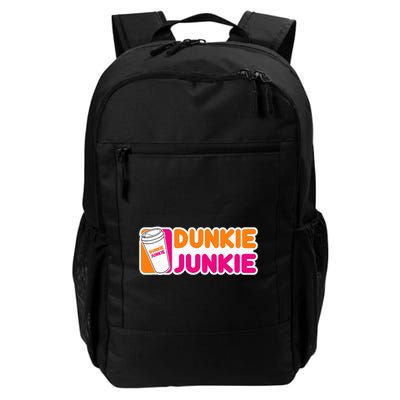 Dunkie Junkie Coffee Love Funny Coffee Saying Backpack