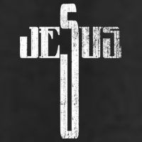Distressed Jesus Cross Christian Religious Tee Garment-Dyed Heavyweight T-Shirt