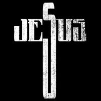 Distressed Jesus Cross Christian Religious Tee Sweatshirt