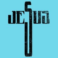 Distressed Jesus Cross Christian Religious Tee Kids T-Shirt