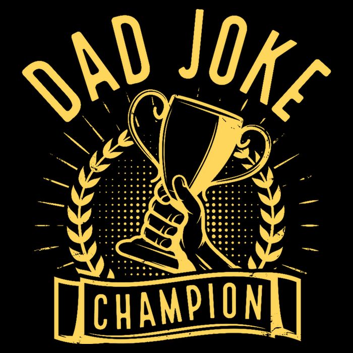 Dad Joke Champion Funny Fathers Day Gift 16 in Basic Backpack