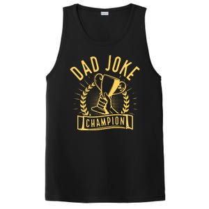 Dad Joke Champion Funny Fathers Day Gift PosiCharge Competitor Tank