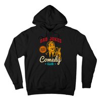 Dad Jokes Comedy Club Funny Retro Hoodie